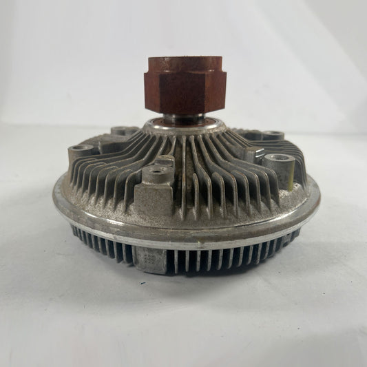 Threaded mounting nut hub interface detail on BorgWarner 010021314B fan clutch backplate