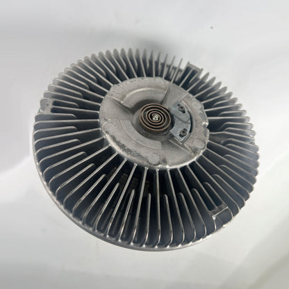Genuine BorgWarner 2602037C91 heavy-duty commercial truck viscous fan clutch full front view