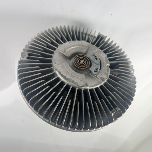 Genuine BorgWarner 2602037C91 heavy-duty commercial truck viscous fan clutch full front view