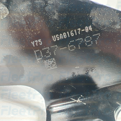 Brake chamber bracket close up