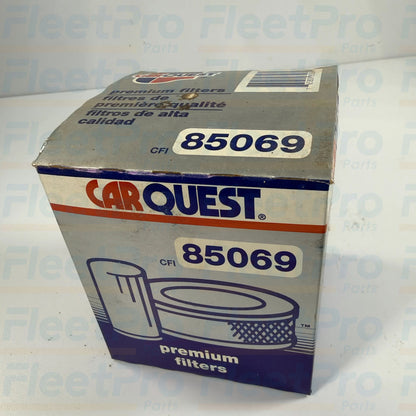 Factory retail packaging box and genuine Carquest product label for 85069