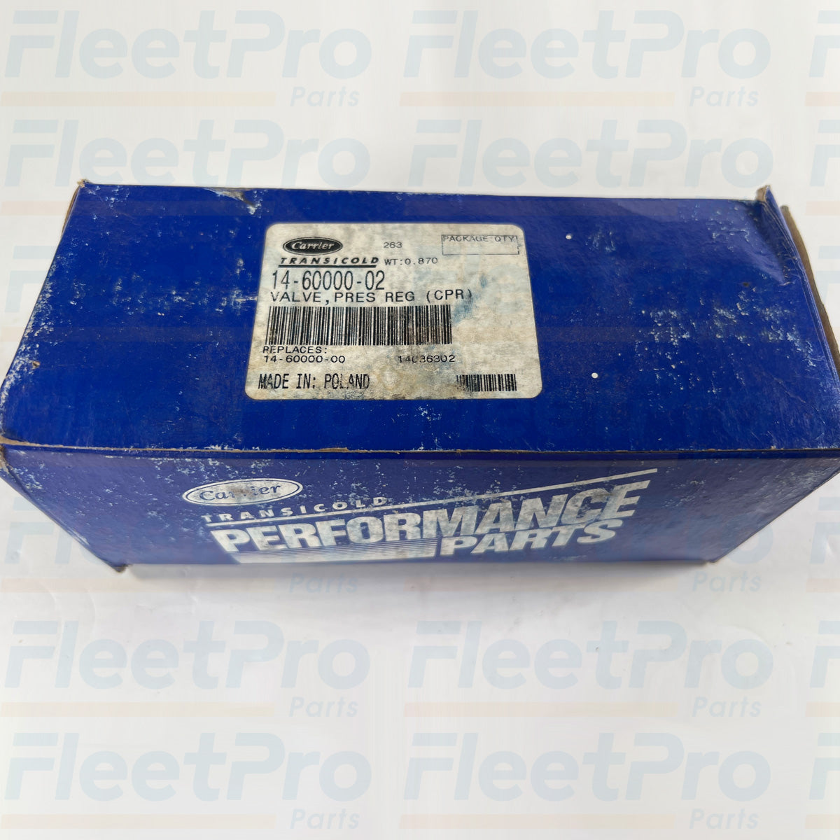 Carrier 14-60000-00 pressure regulator valve