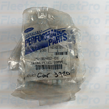 Carrier glow plug 25-36482-01 10 mm threaded design for diesel engines