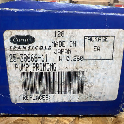 Factory box packaging and genuine Carrier Transicold part label for 25-38666-11