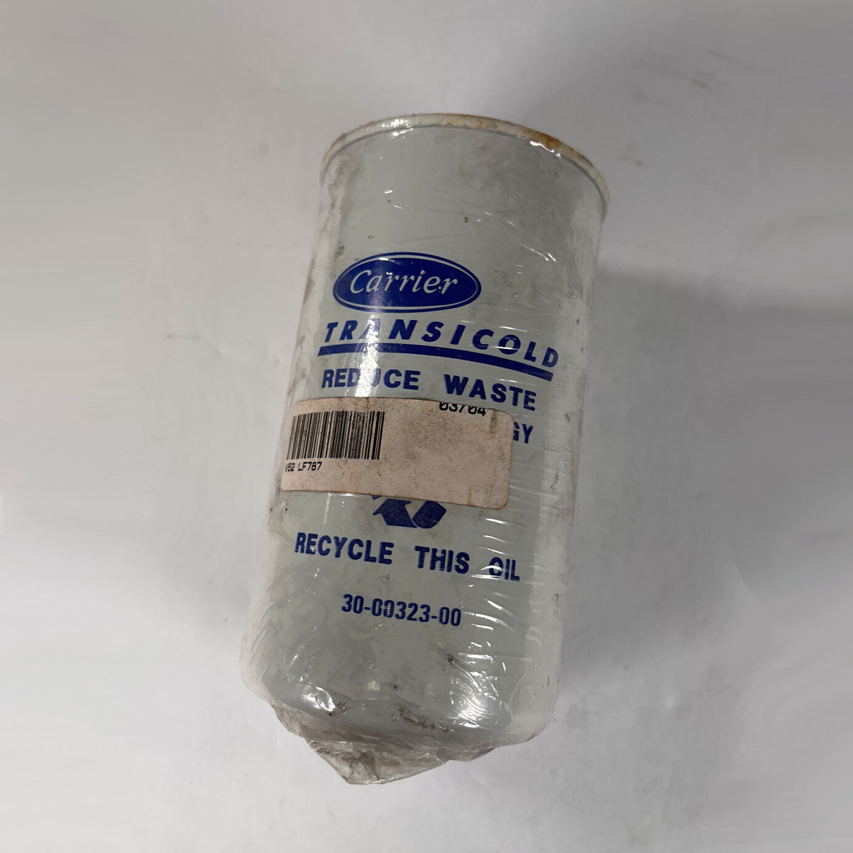 Genuine Carrier Transicold 30-00323-00 spin-on engine oil filter full front view