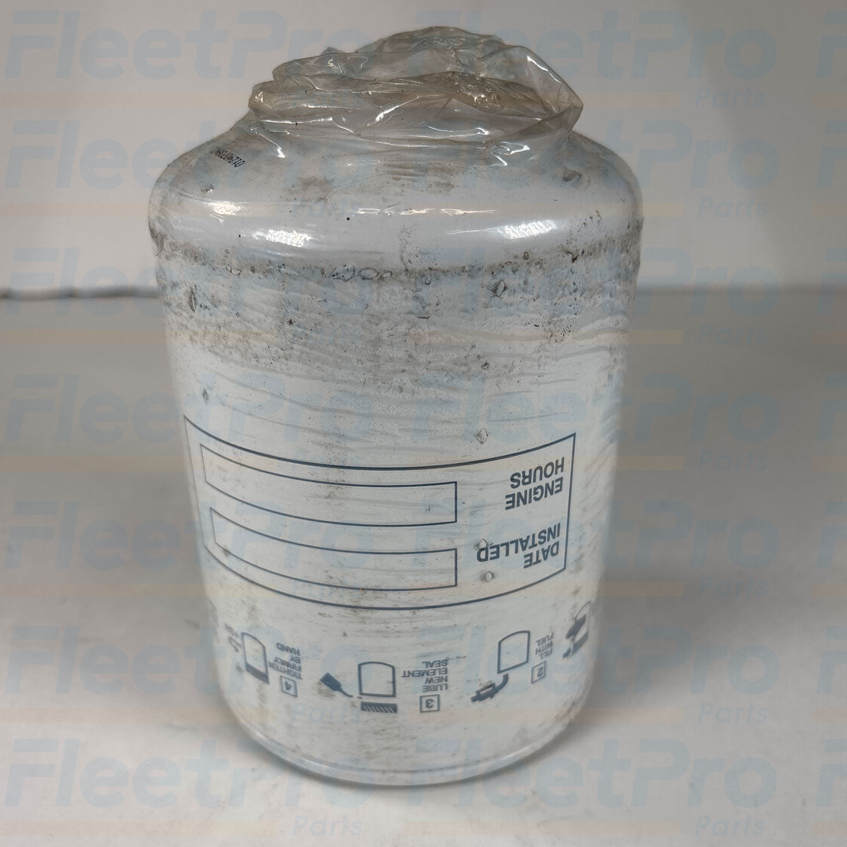 Genuine Carrier Transicold 30-01090-05 spin-on diesel fuel filter full front view