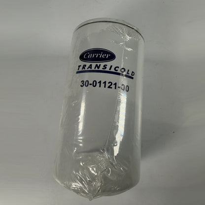 Genuine Carrier Transicold 30-01121-00 spin-on engine oil filter full front view