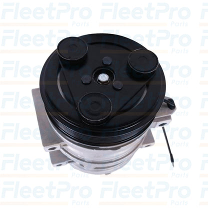 Front view of Carrier 46-50006-00 A/C Compressor, OEM replacement unit