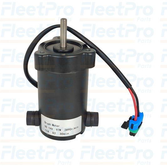 Front view of Carrier 54-60006-13 electric fan motor showing mounting bracket and housing