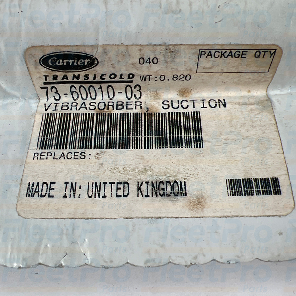Carrier air conditioning vibrasorber 73-60010-03 reliable vibration damping component