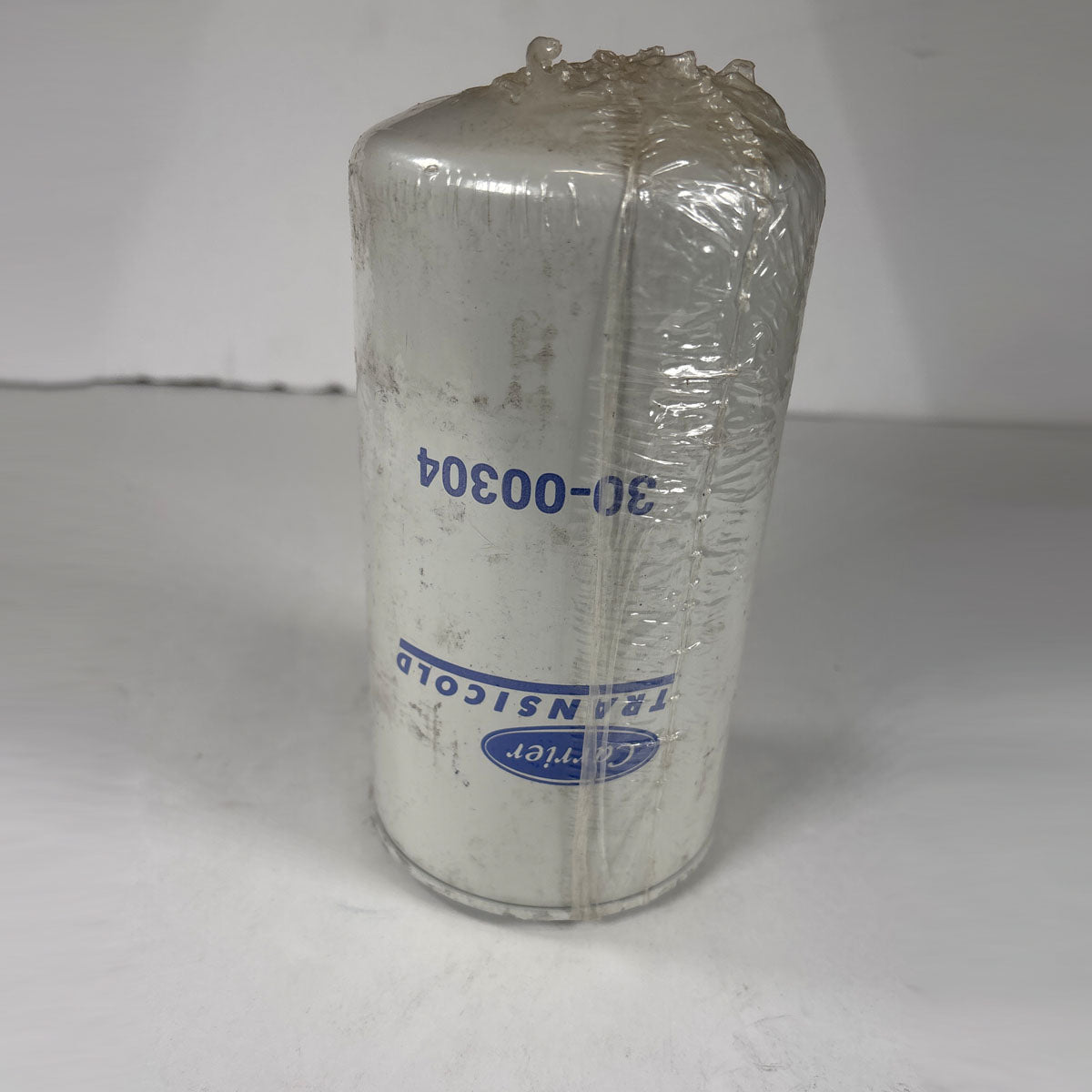 Genuine Carrier Transicold 30-00304 heavy-duty refrigeration unit lube oil filter full front view