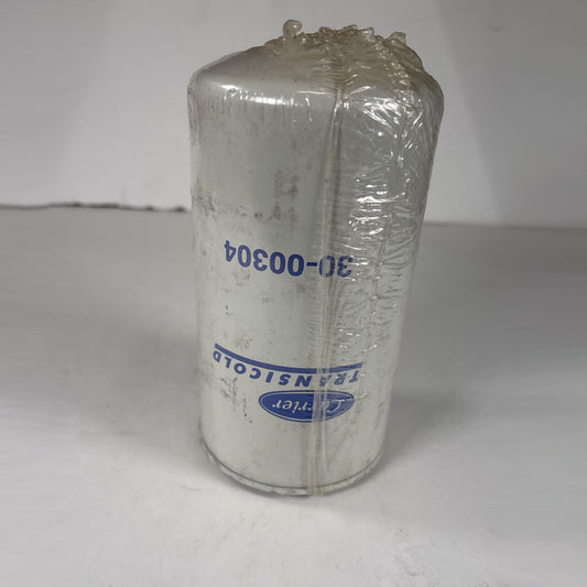 Genuine Carrier Transicold 30-00304 heavy-duty refrigeration unit lube oil filter full front view