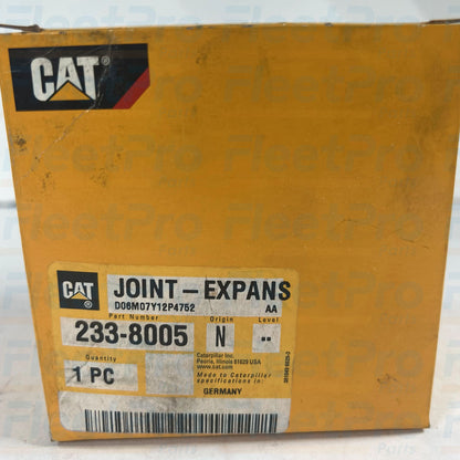 Side view of Caterpillar 233-8005 exhaust bellows