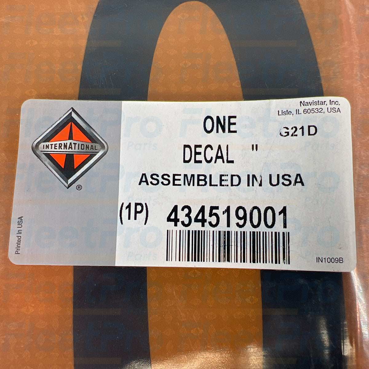 Commercial school bus decal 434519001 reflective safety label
