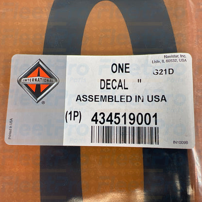 Commercial school bus decal 434519001 reflective safety label