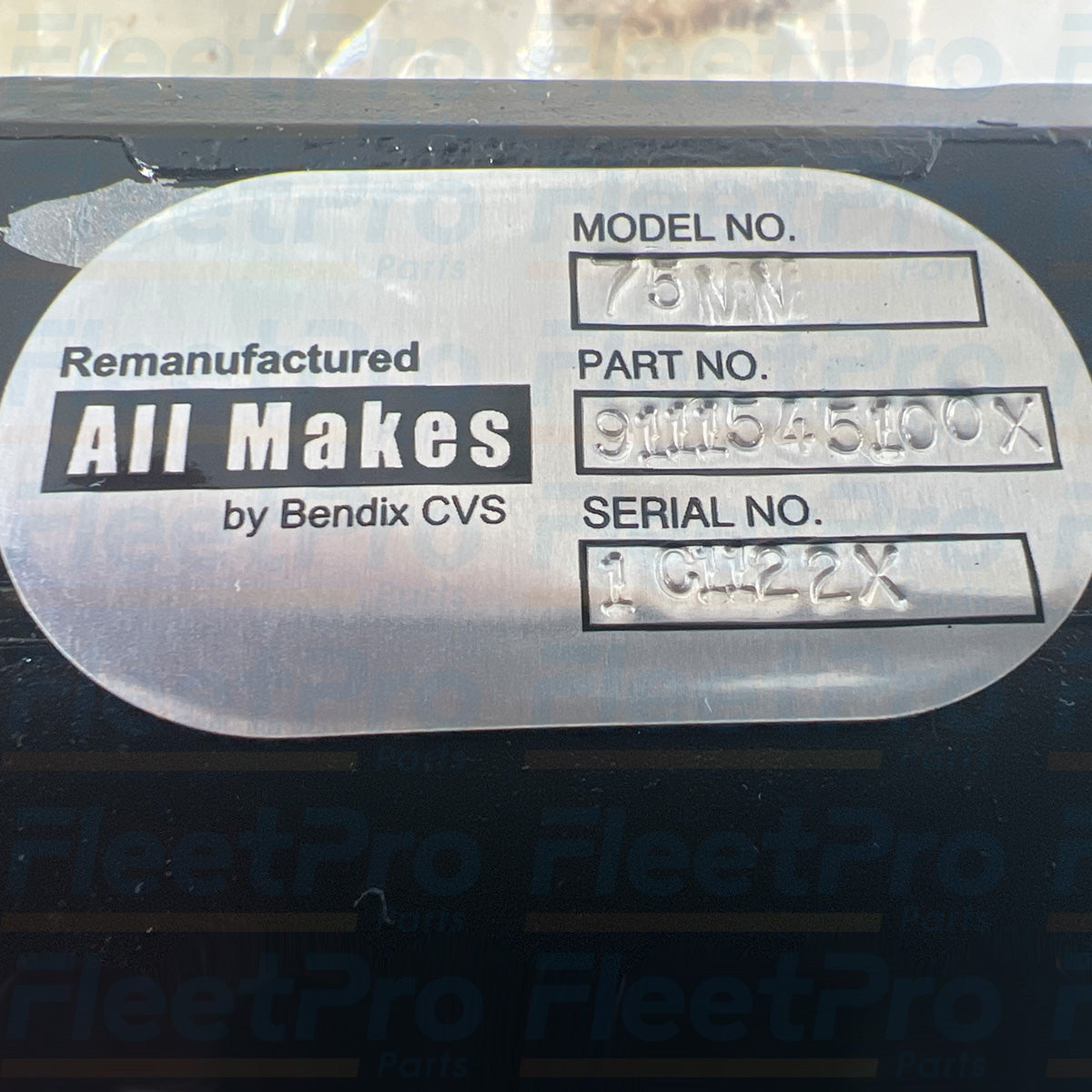Commercial truck air brake compressor