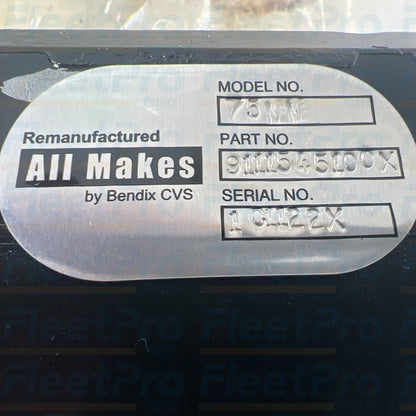 Commercial truck air brake compressor