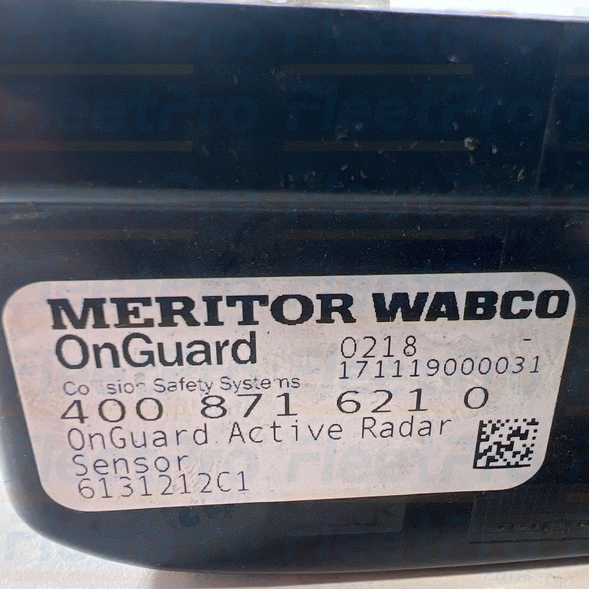 Commercial truck radar anti collision system