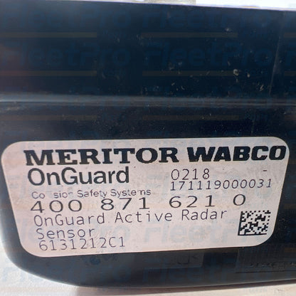 Commercial truck radar anti collision system