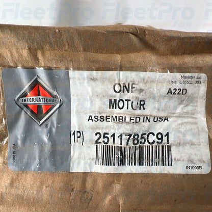 Genuine International Windshield Wiper Motor - 2511785C91