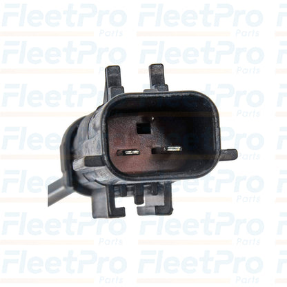 Side view of Cummins 2872140 sensor showing 2-pin connector and mounting thread