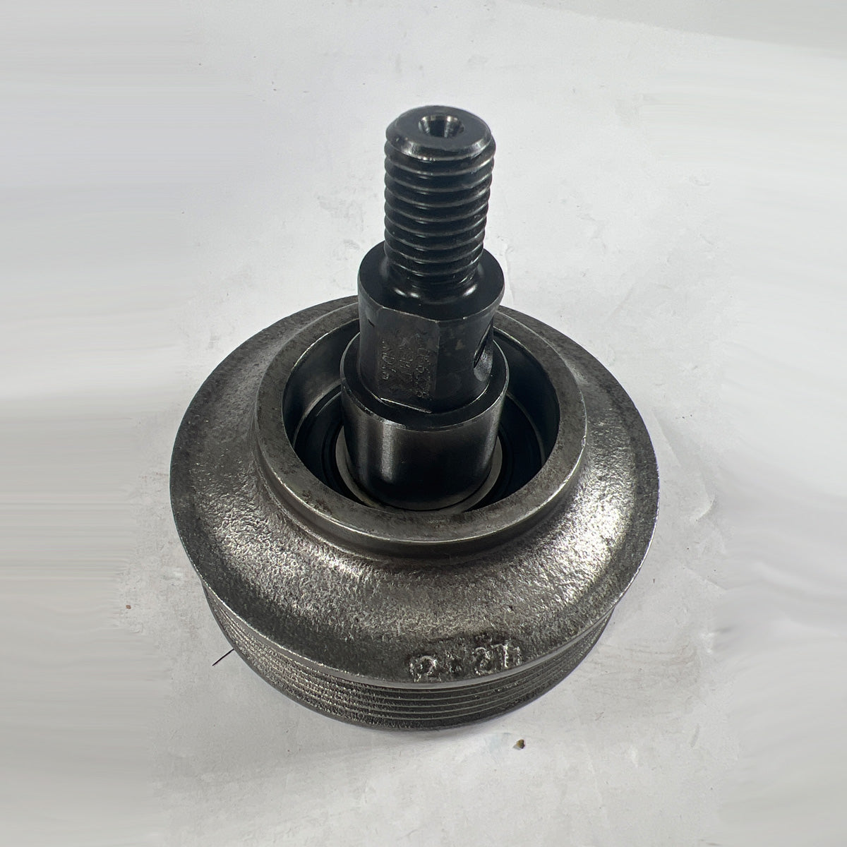 Cummins 3066330RX water pump idler pulley front view