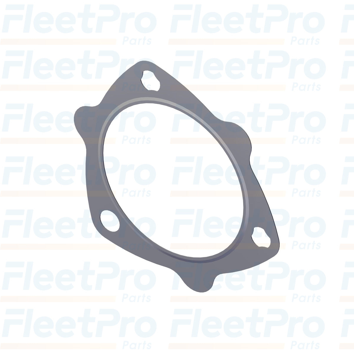 Second Side profile of Cummins 3103077 EGR gasket showing thickness and sealing surface