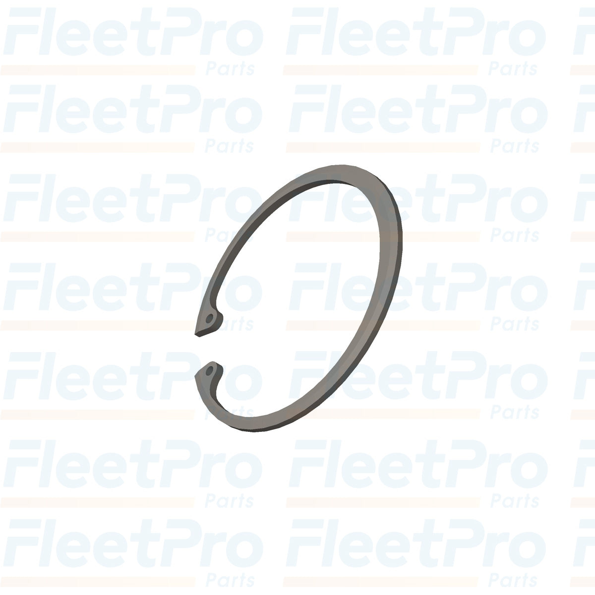 Side profile of Cummins retaining ring 3411881