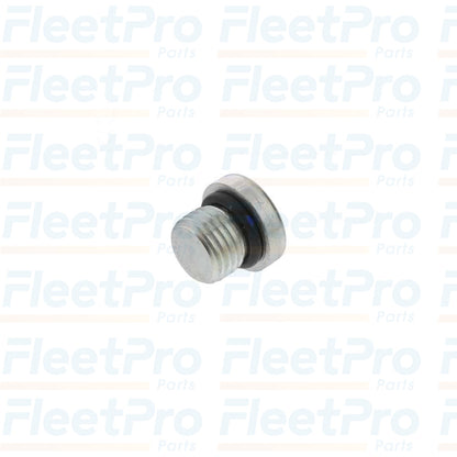 Side profile of Cummins threaded plug 3680420