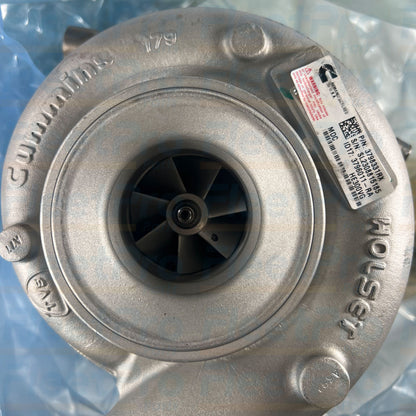 Side view of Cummins 3798331RX turbocharger