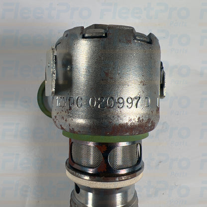 Closeup of Cummins ISX solenoid part 3800942