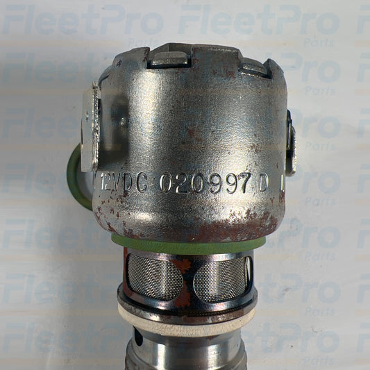 Closeup of Cummins ISX solenoid part 3800942