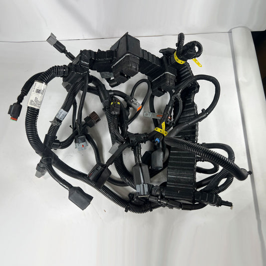 Genuine Cummins 5263085 electronic control module wiring harness assembly full layout view