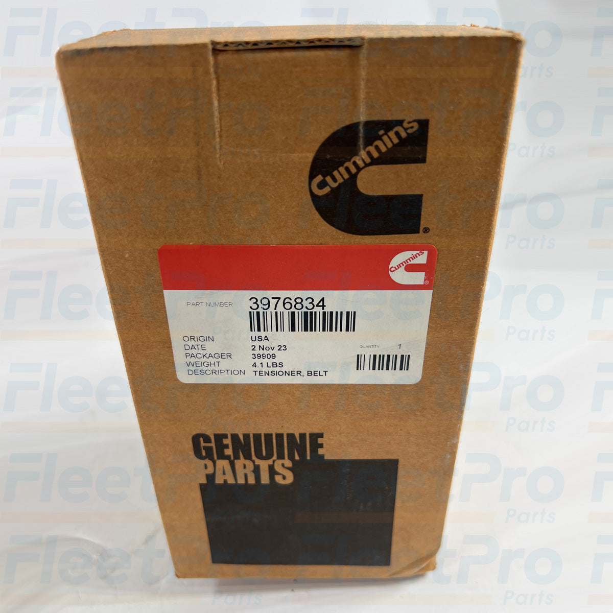 Cummins belt tensioner packaging