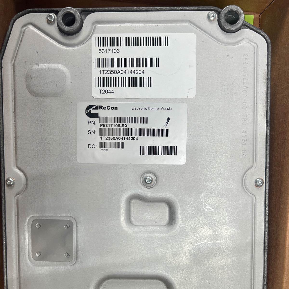 Front view Cummins ECM 5317106RX