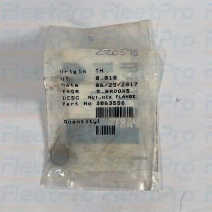 Cummins engine hex flange nut