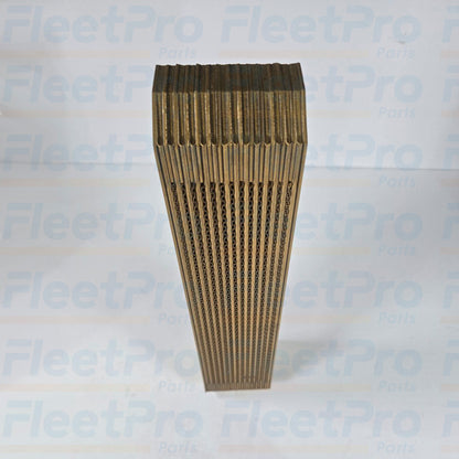 Cummins engine oil cooler heat exchanger design