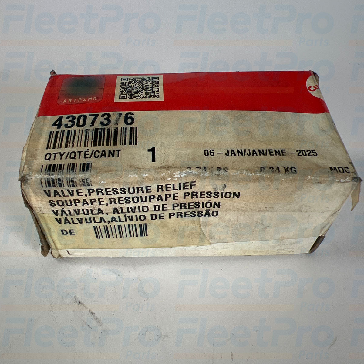 Cummins fluid system relief valve