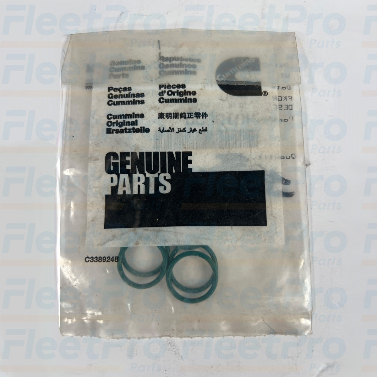 Heavy duty Cummins O-ring seal set 4010600 set of 5 for industrial use