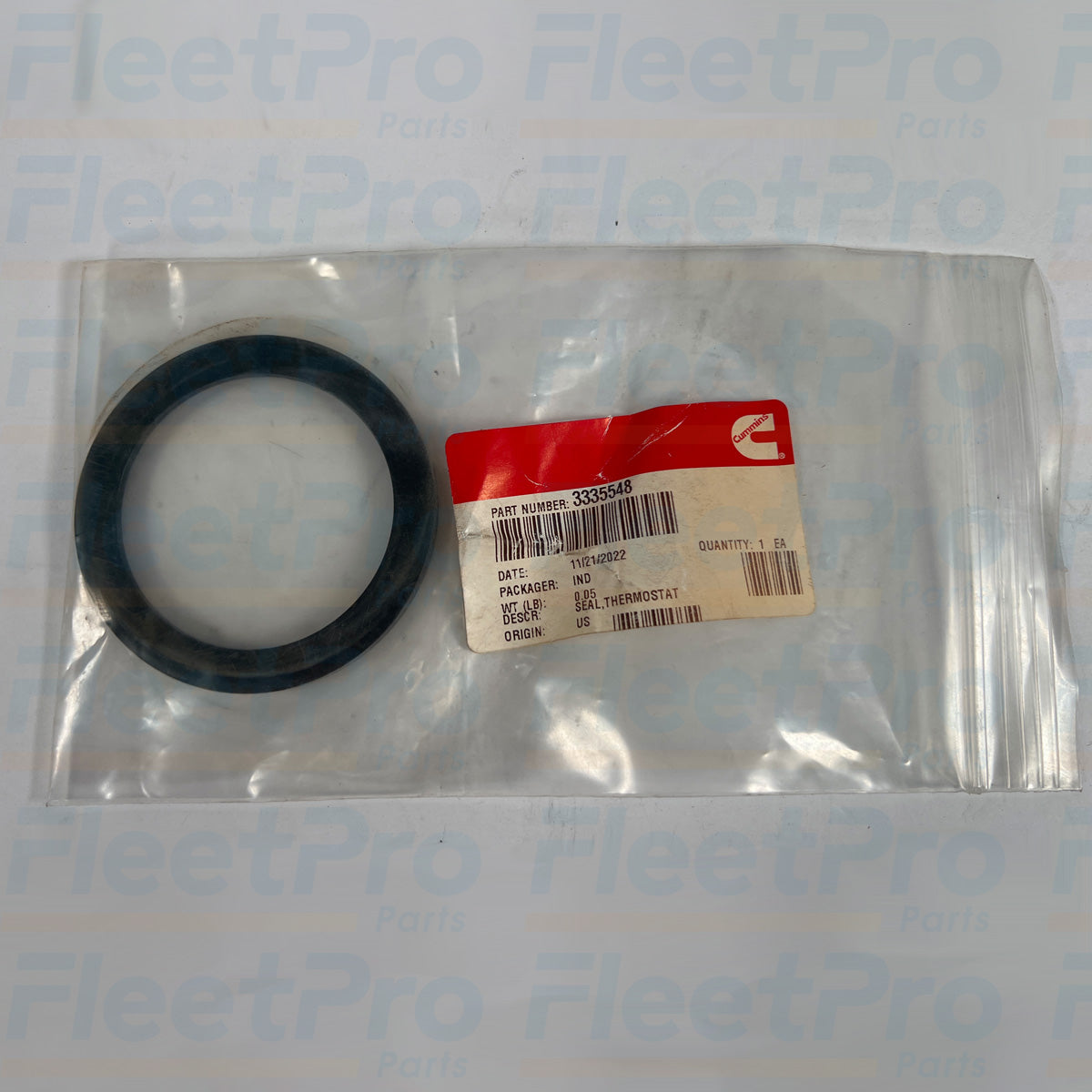 Heavy duty Cummins thermostat seal 3335548 for industrial diesel engines