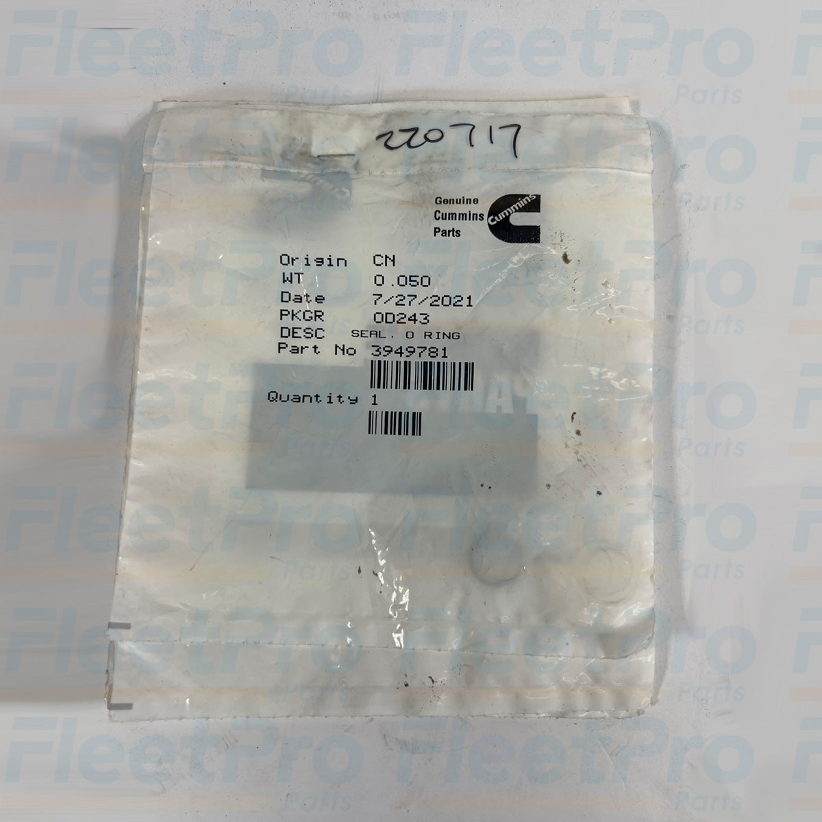 Cummins ISB QSB engine O-ring