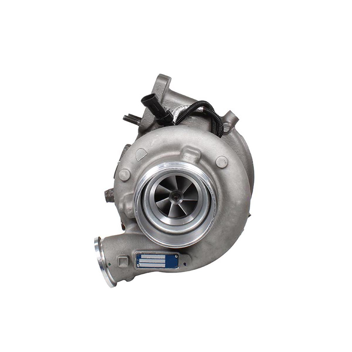Front view of Cummins ISC 8.3L Turbocharger 2841289 OEM replacement