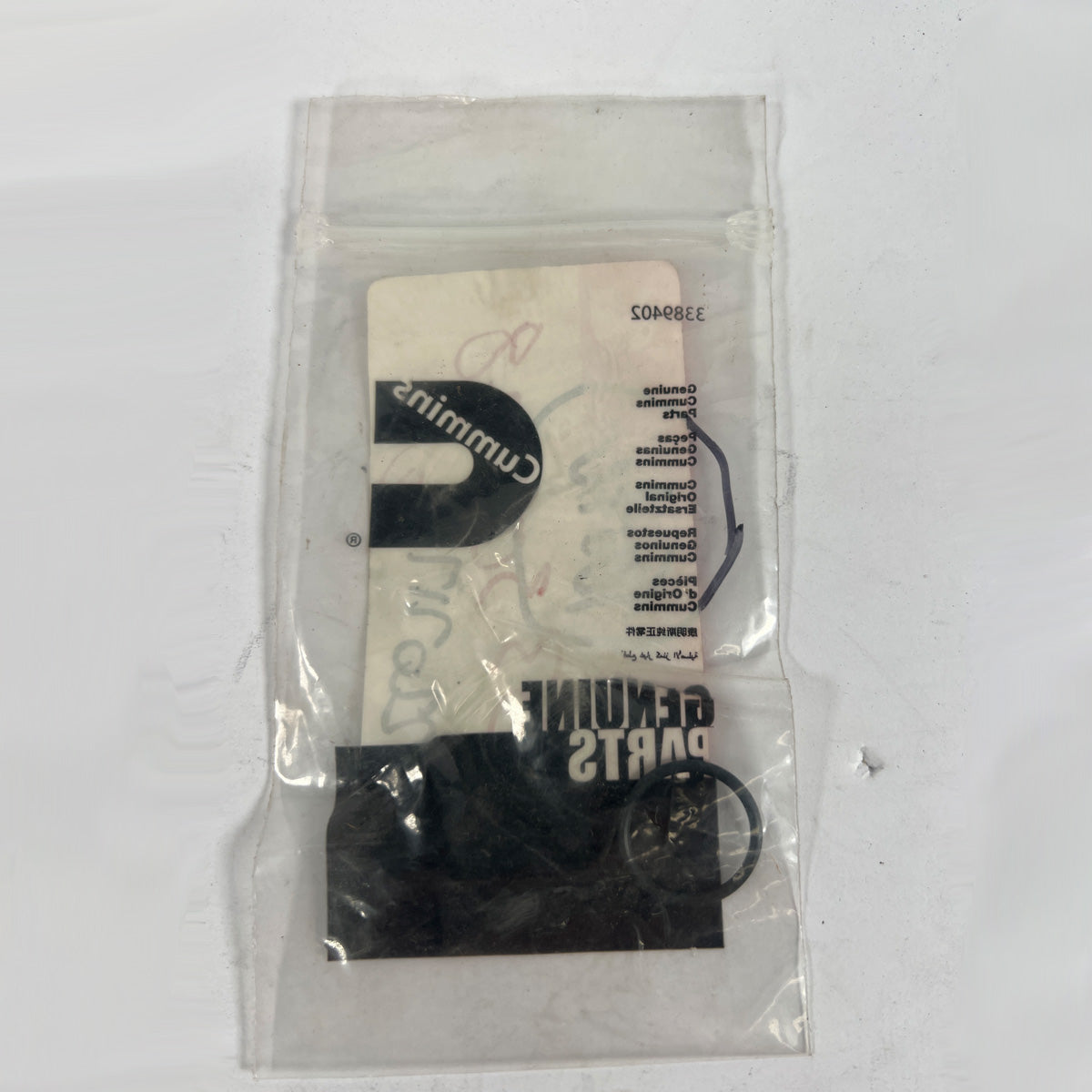 Genuine Cummins OEM O-ring seal 3330478 for reliable sealing