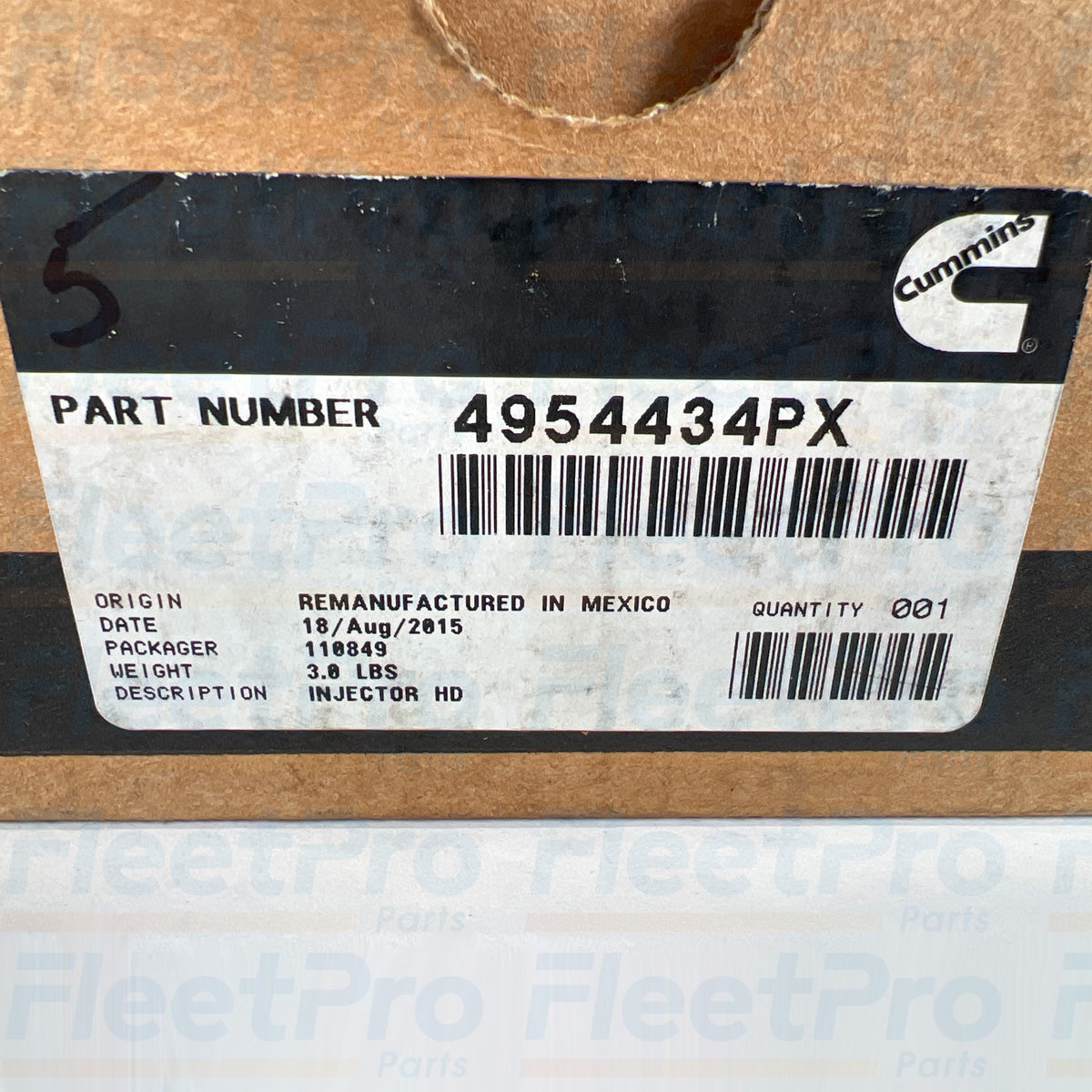 Cummins OEM remanufactured injector