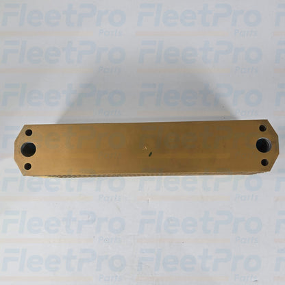 Front view of Cummins engine oil cooler 4965487