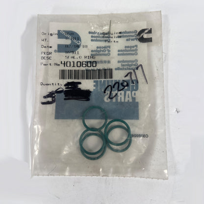 Open box Cummins O-ring seal set 4010600 for maintenance repair