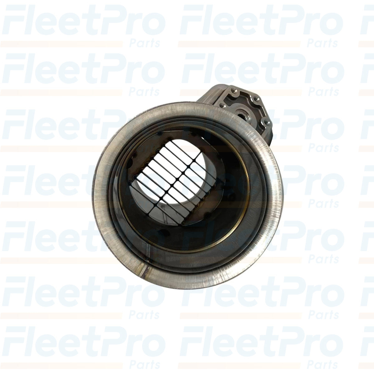 Detail view of Cummins DEF decomposition reactor 5271590 showing inlet and outlets