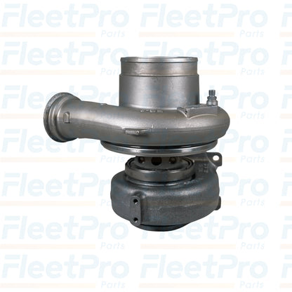 Rear angle of complete RA4720962499 turbocharger assembly for DD15/DD16 engines