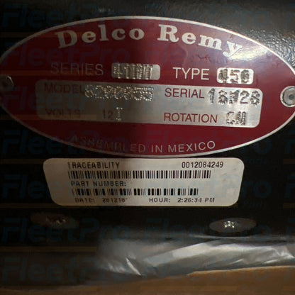 Heavy duty Delco Remy starter 8200055