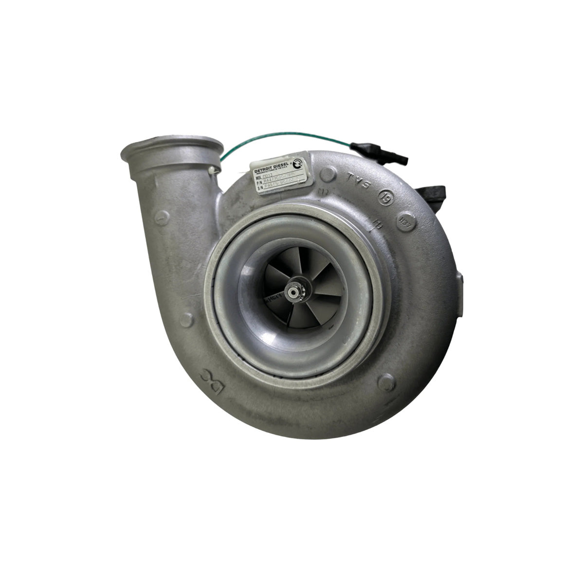 Detroit Diesel DD13 GHG17 Turbocharger RA4710907180 remanufactured front view